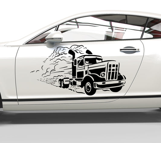 Autoaufkleber Racetruck