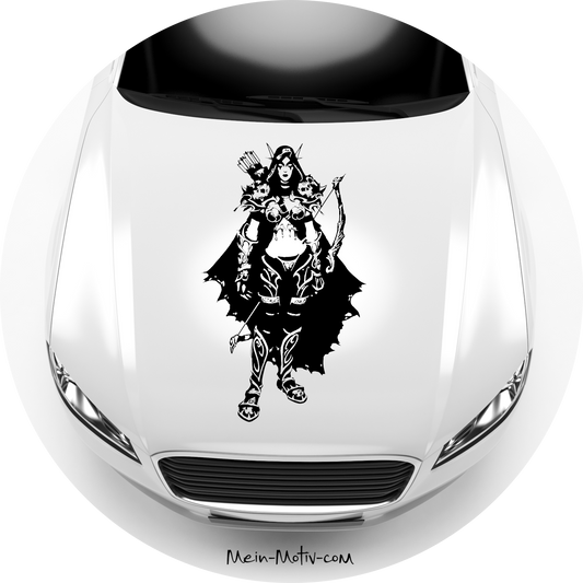 Autoaufkleber World of Warcraft - Lady Sylvana