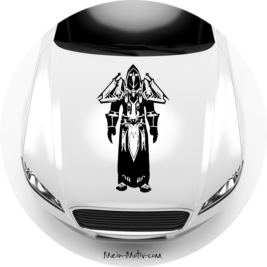 Autoaufkleber World of Warcraft - Paladin Mensch T2