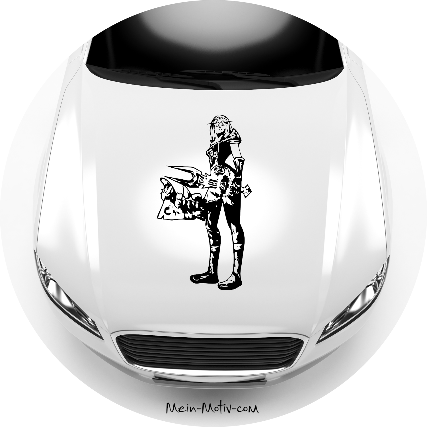 Autoaufkleber World of Warcraft - Blutelfe Schurkin