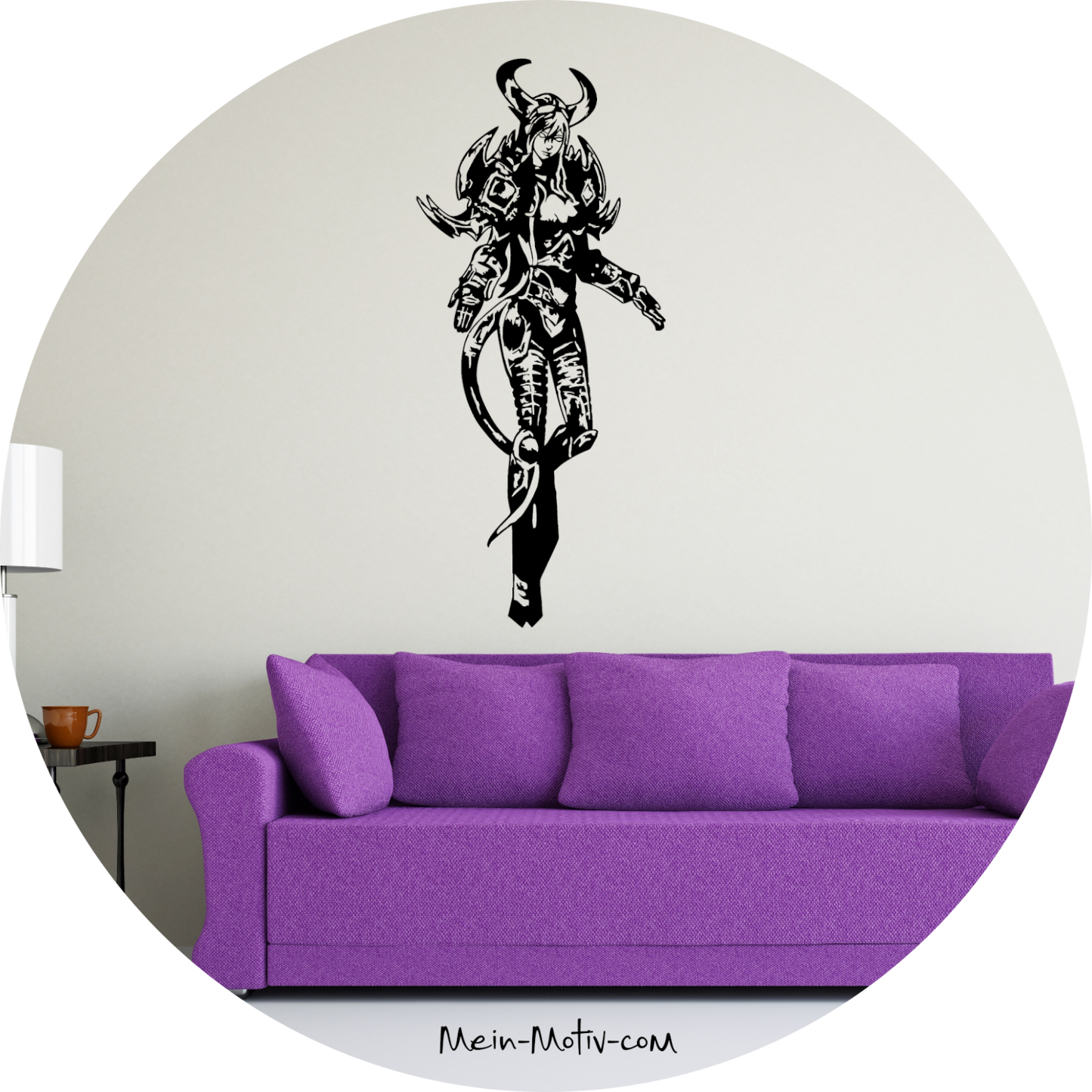Wandtattoo World of Warcraft - Draenei Kriegerin