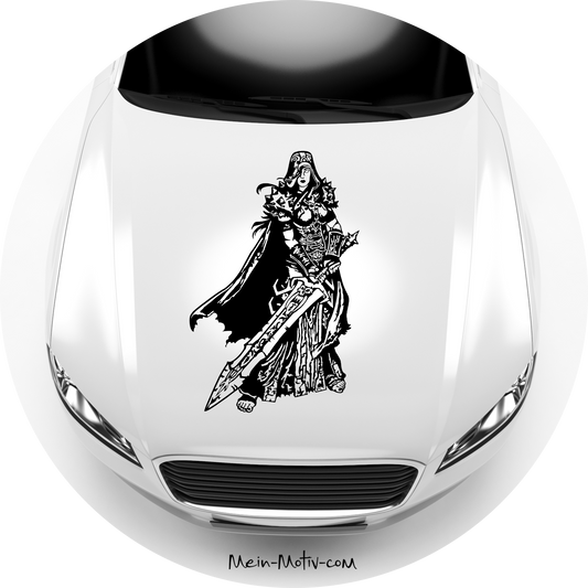 Autoaufkleber World of Warcraft - Mensch Todesritter