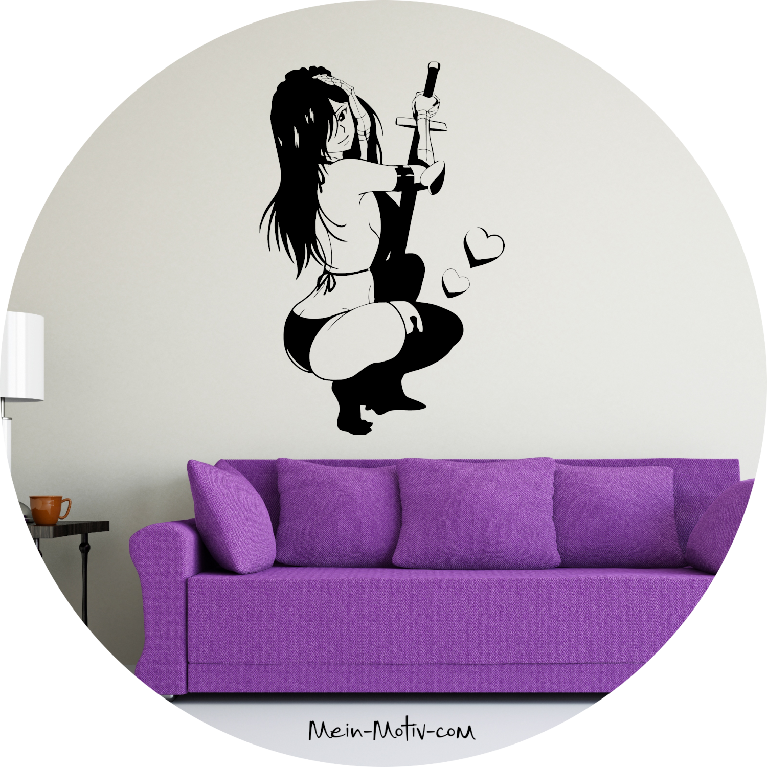 Wandtattoo Fairy Tail - Erza Scarlet