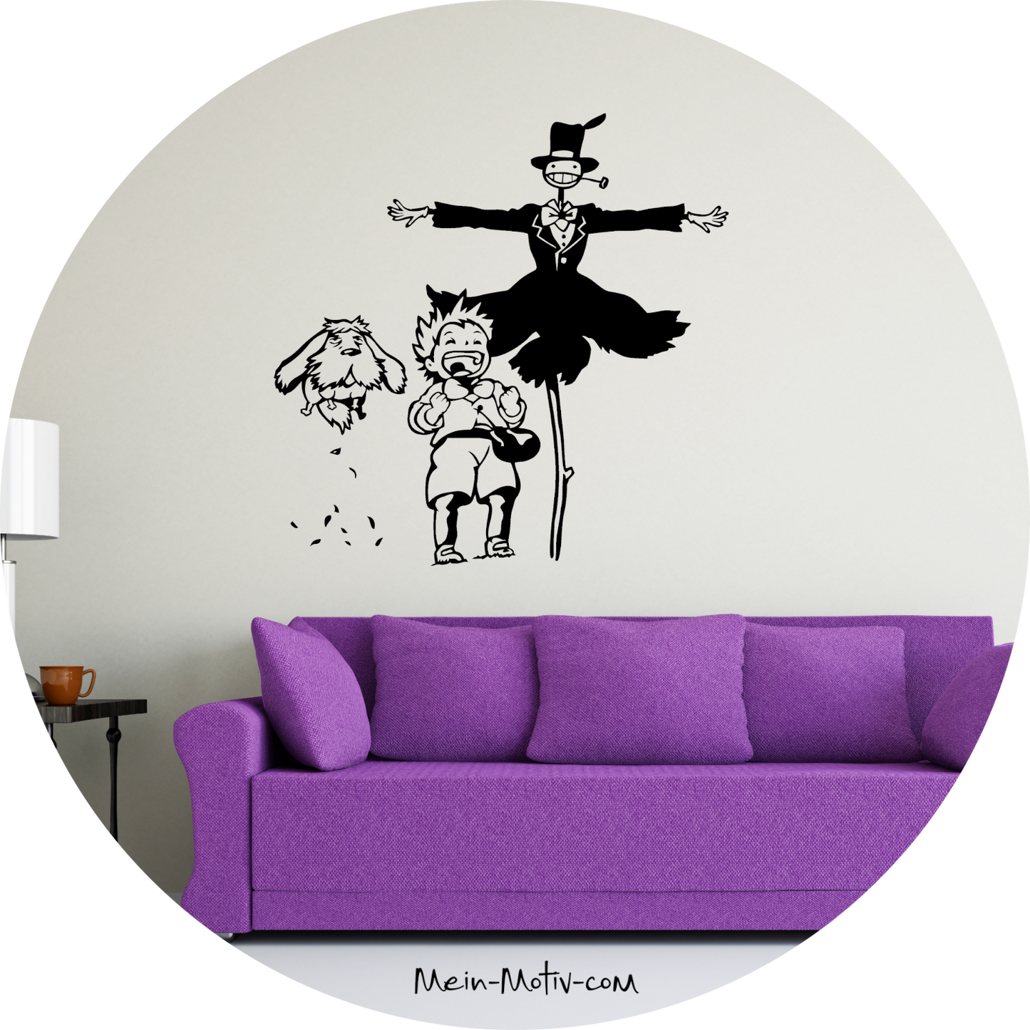 Wandtattoo Das Wandelnde Schloss - Rübe - Sophie - Heen