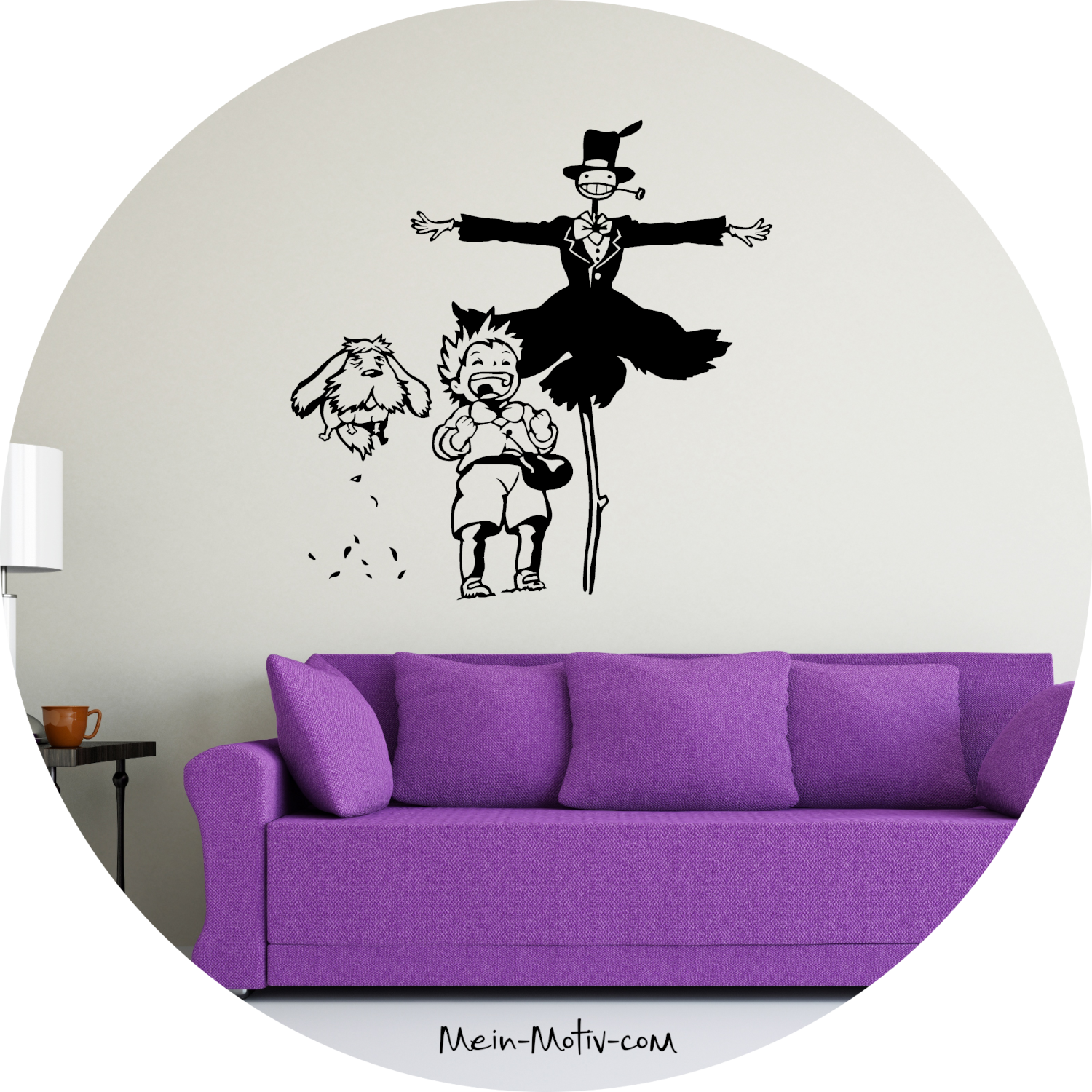 Wandtattoo Das Wandelnde Schloss - Rübe - Sophie - Heen