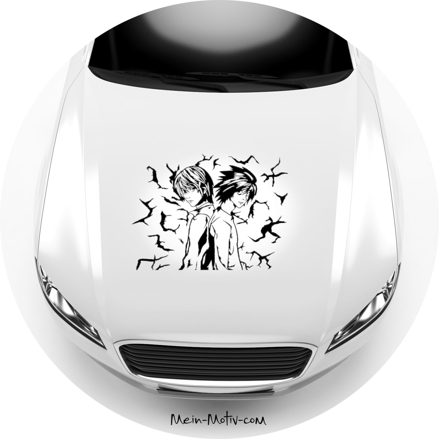 Autoaufkleber Death Note - Light Yagami und L