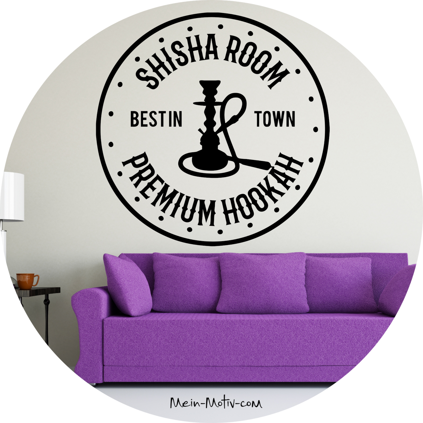 Wandtattoo Shisha Room