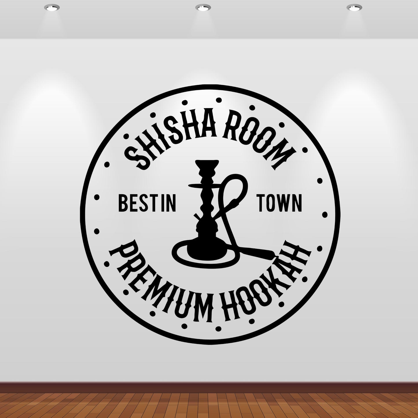 Wandtattoo Shisha Room