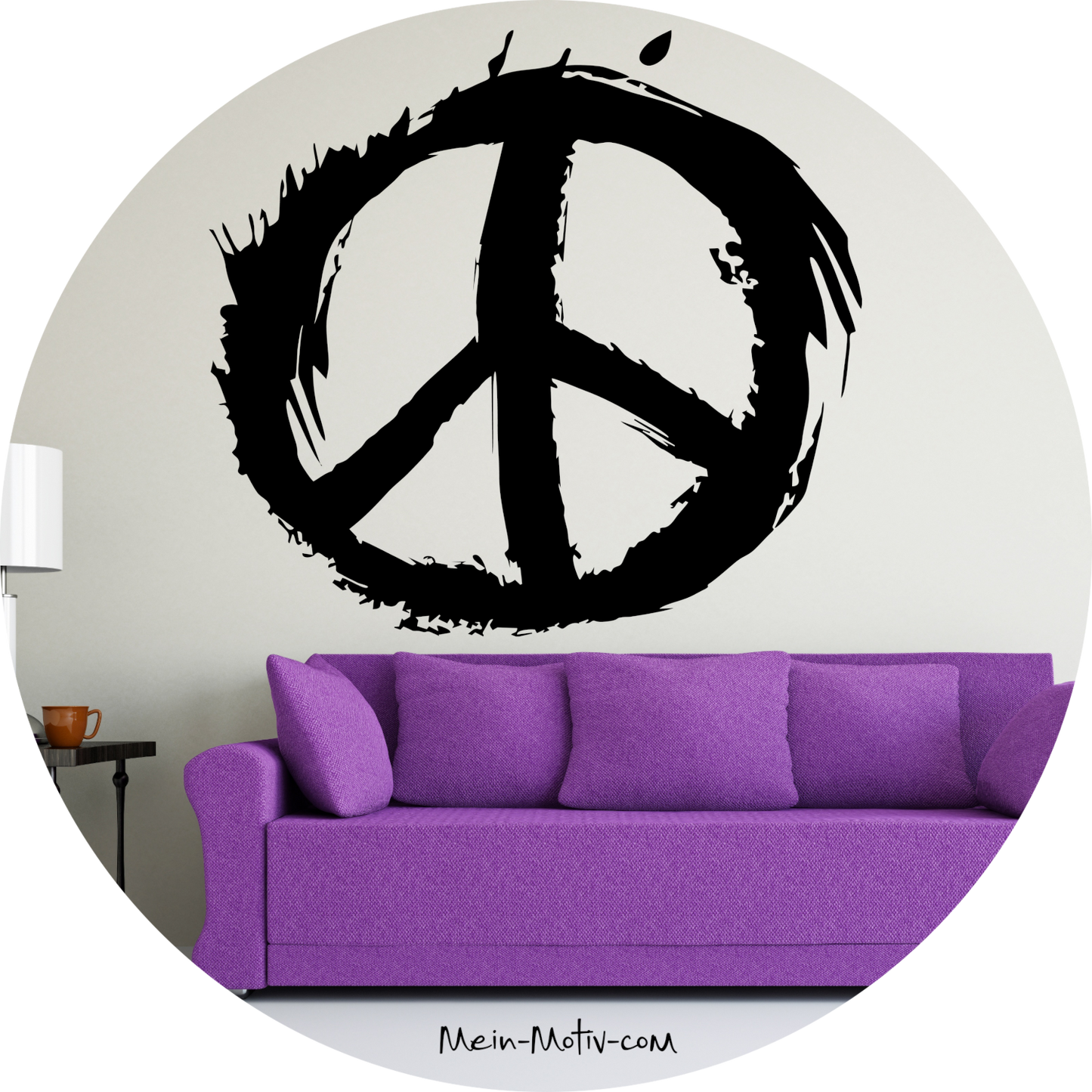 Wandtattoo Peace Love