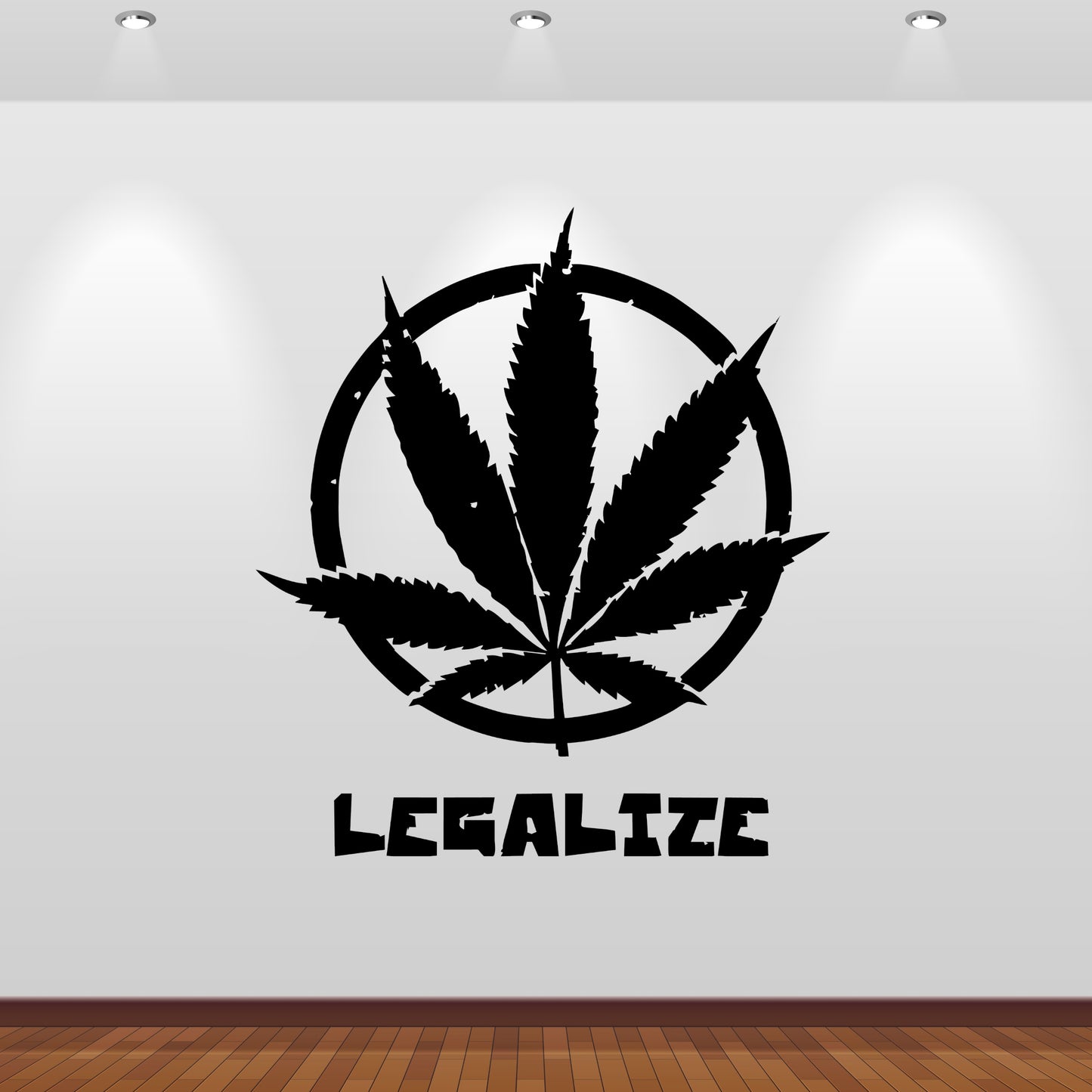 Wandtattoo Legalize Cannabis