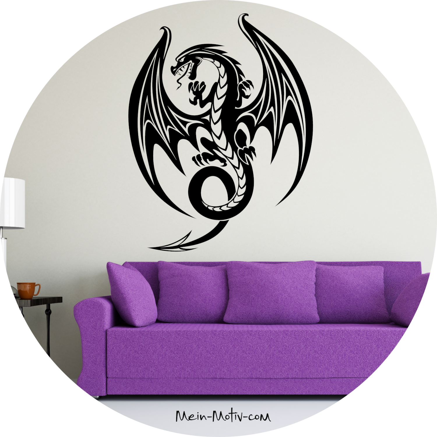 Wandtattoo Drache