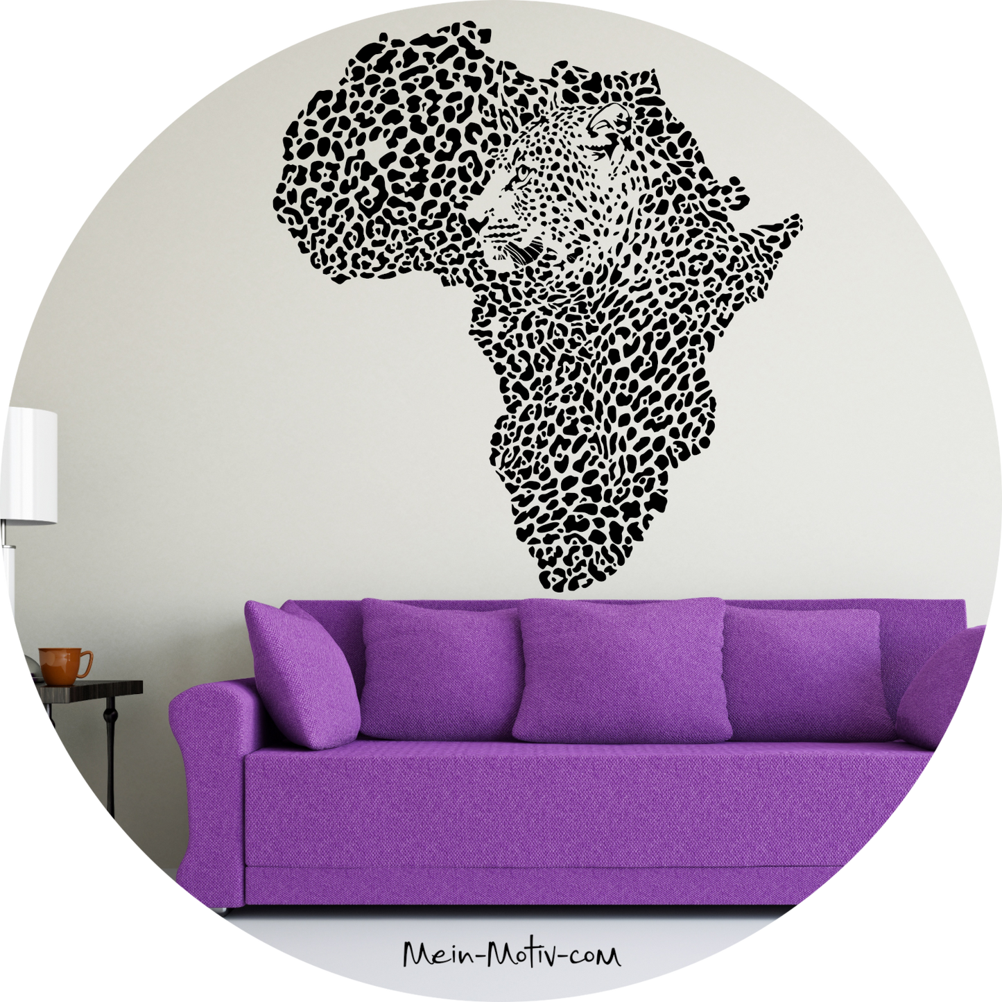 Wandtattoo Afrika Gepard