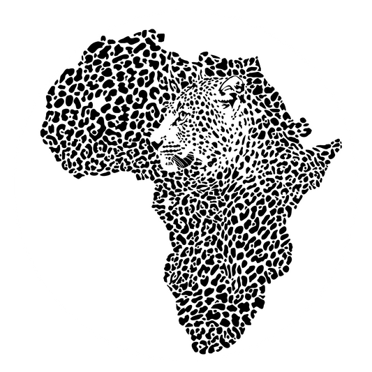 Wandtattoo Afrika Gepard