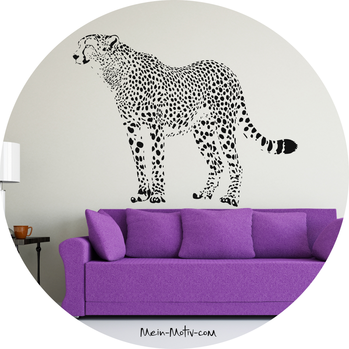Wandtattoo Gepard