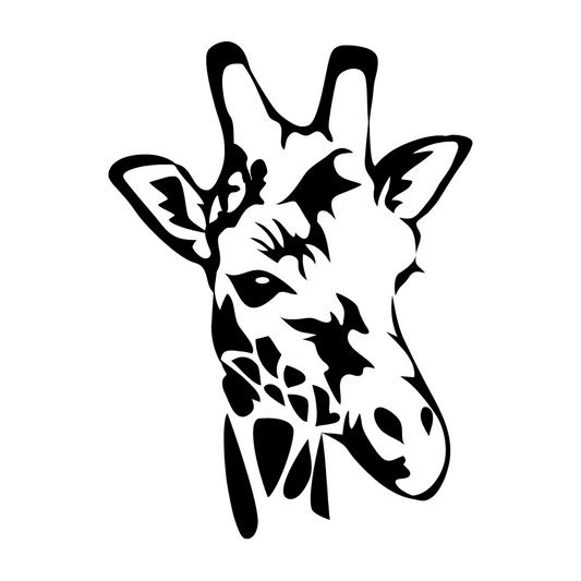 Wandtattoo Giraffe Kopf