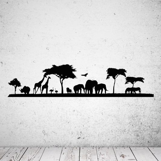 Wandtattoo Afrika Savanne