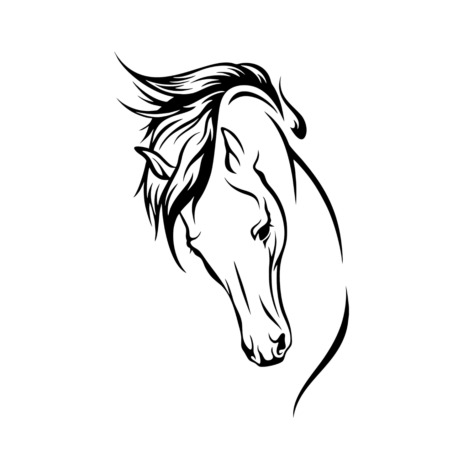 Wandtattoo Pferd