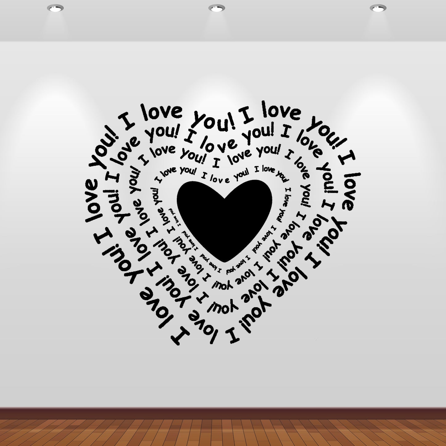 Wandtattoo Love You