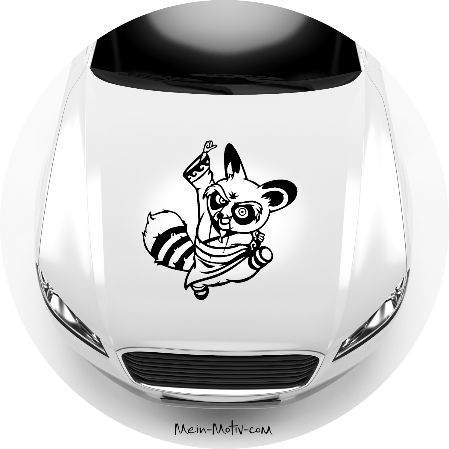Autoaufkleber Kung Fu Panda - Meister Shifu