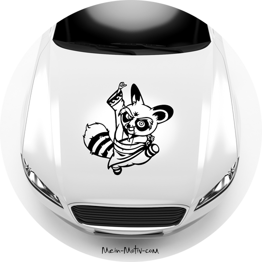 Autoaufkleber Kung Fu Panda - Meister Shifu