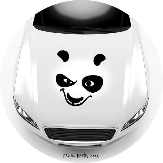 Autoaufkleber Kung Fu Panda - Grinsepanda