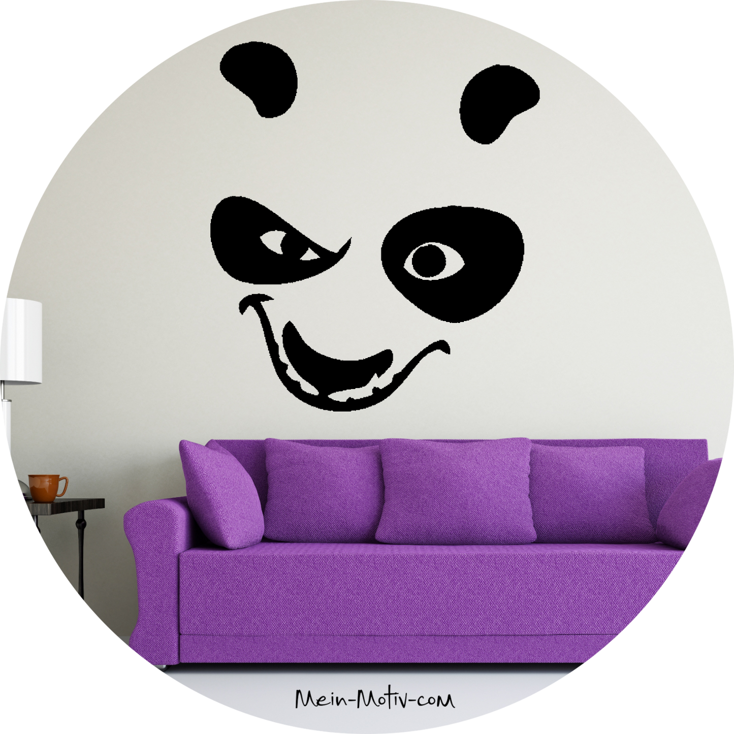 Wandtattoo Kung Fu Panda - Grinsepanda