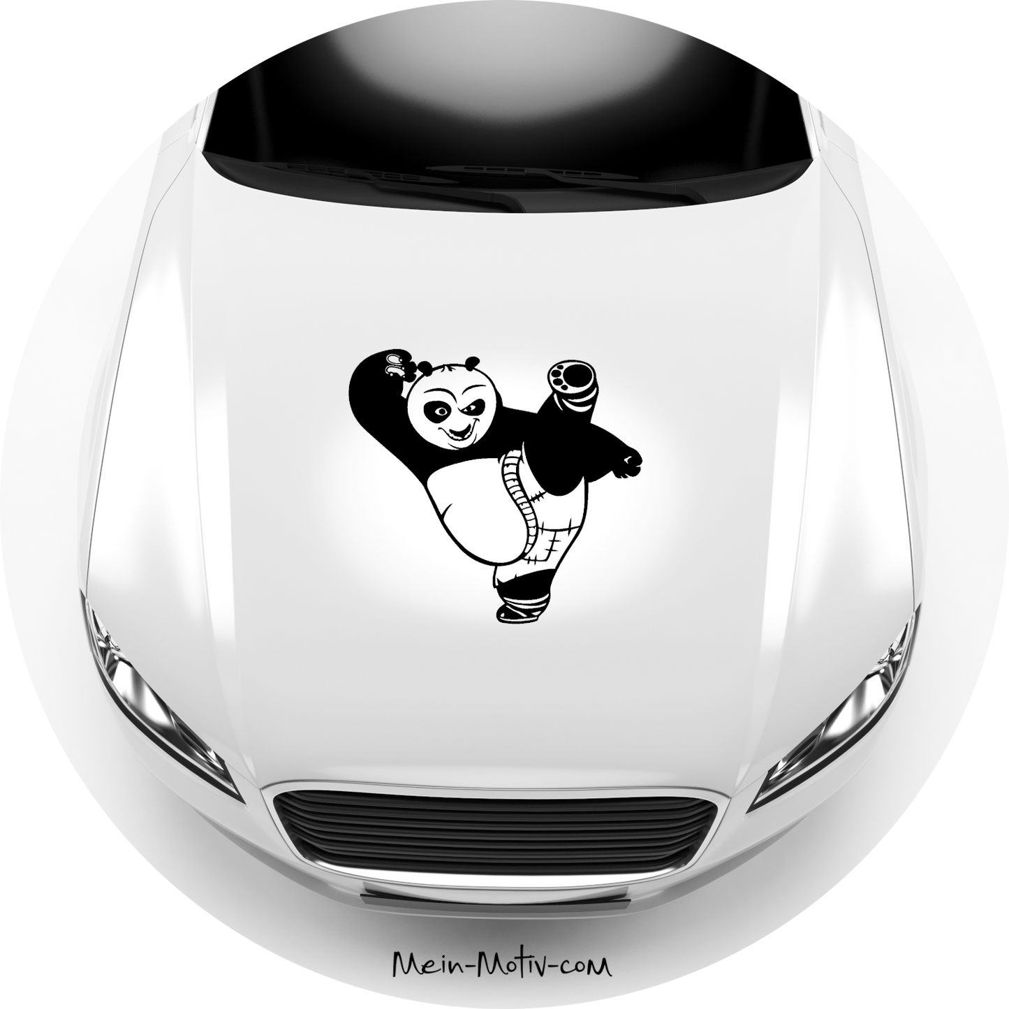 Autoaufkleber Kung Fu Panda - Po