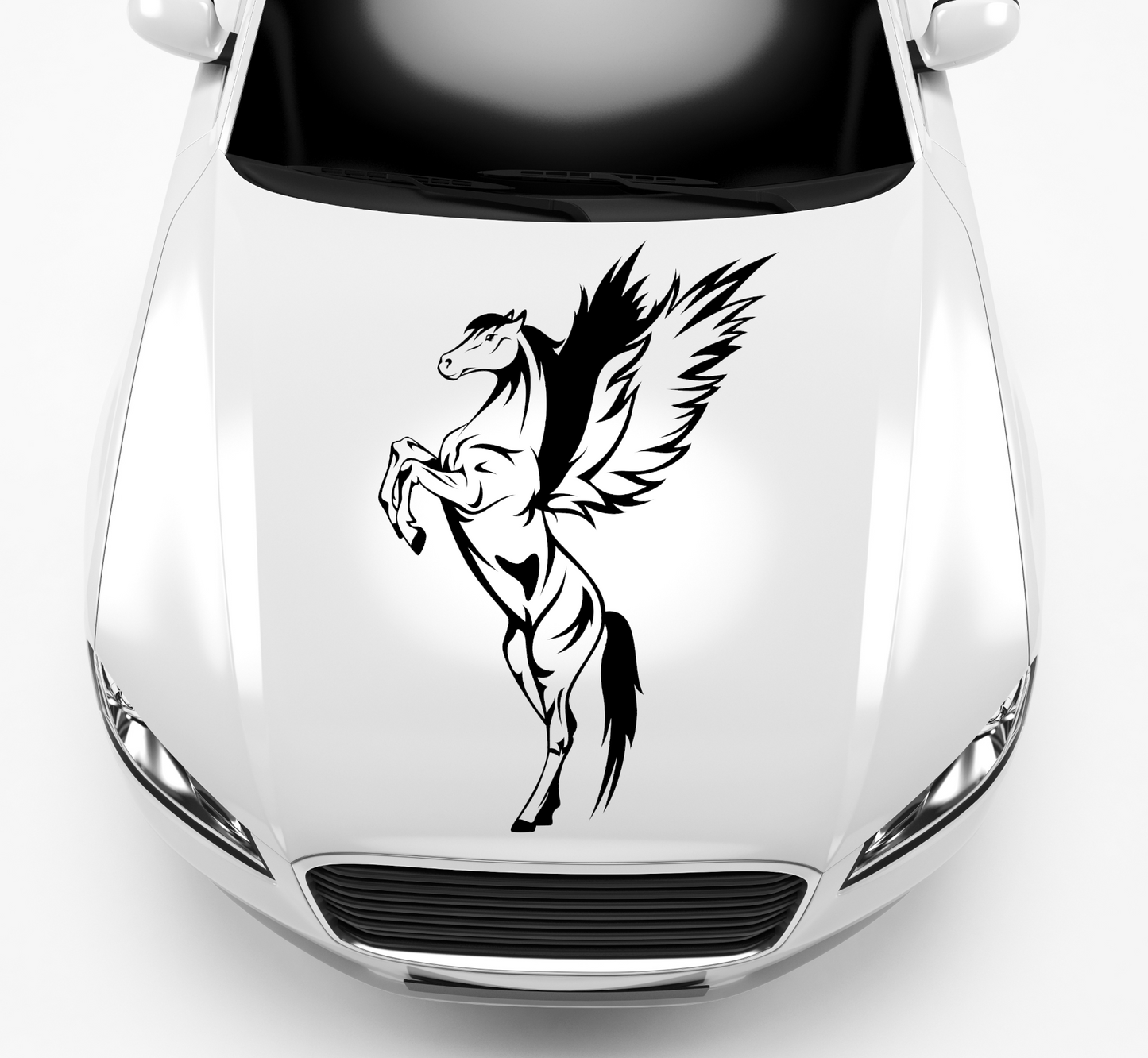 Autoaufkleber Pegasus stehend