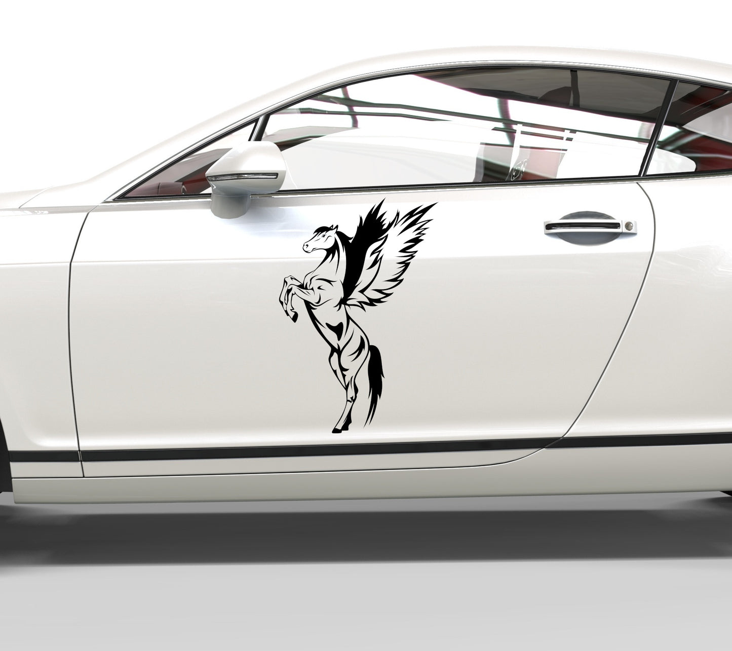 Autoaufkleber Pegasus stehend