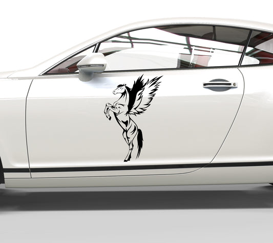Autoaufkleber Pegasus stehend