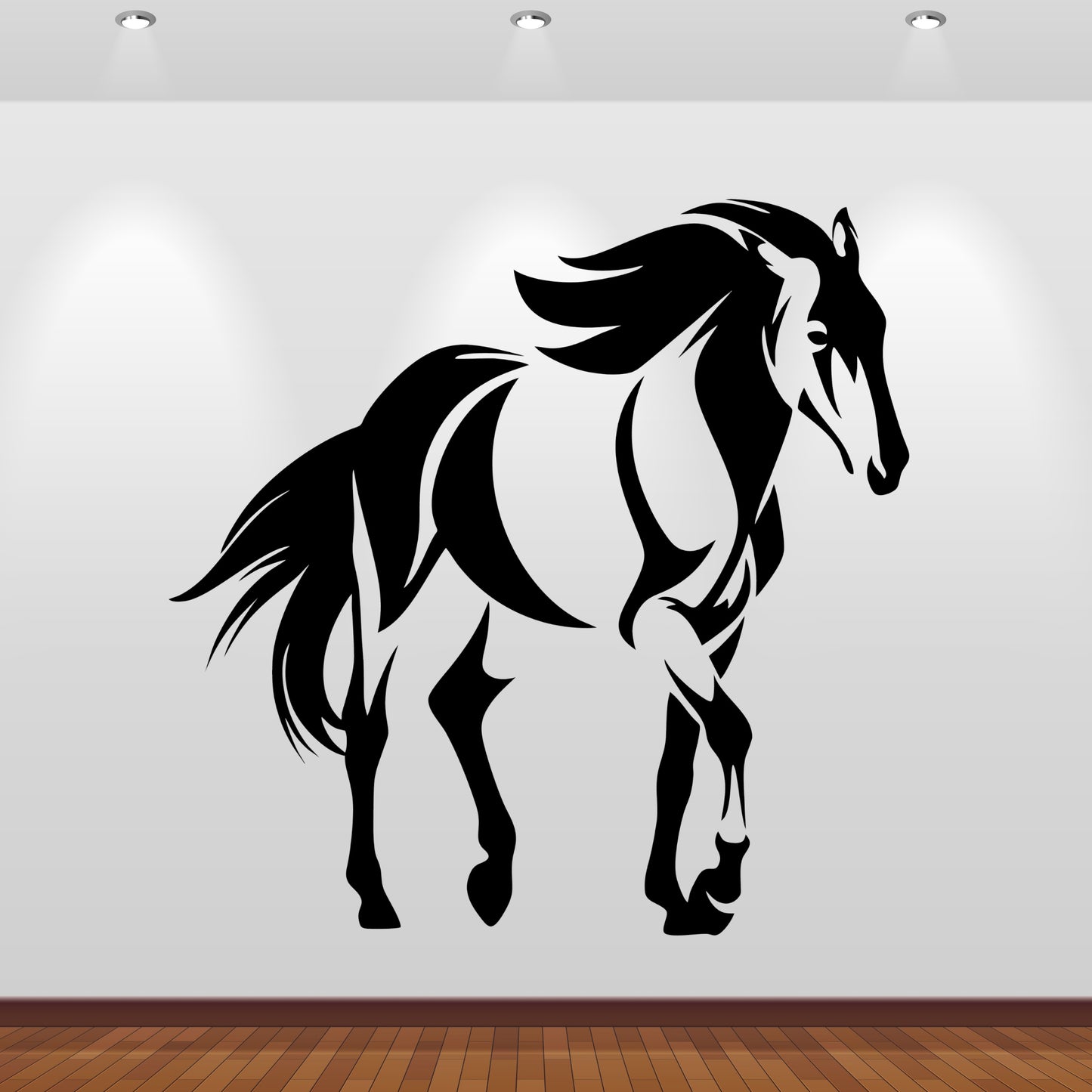 Wandtattoo Wildpferd