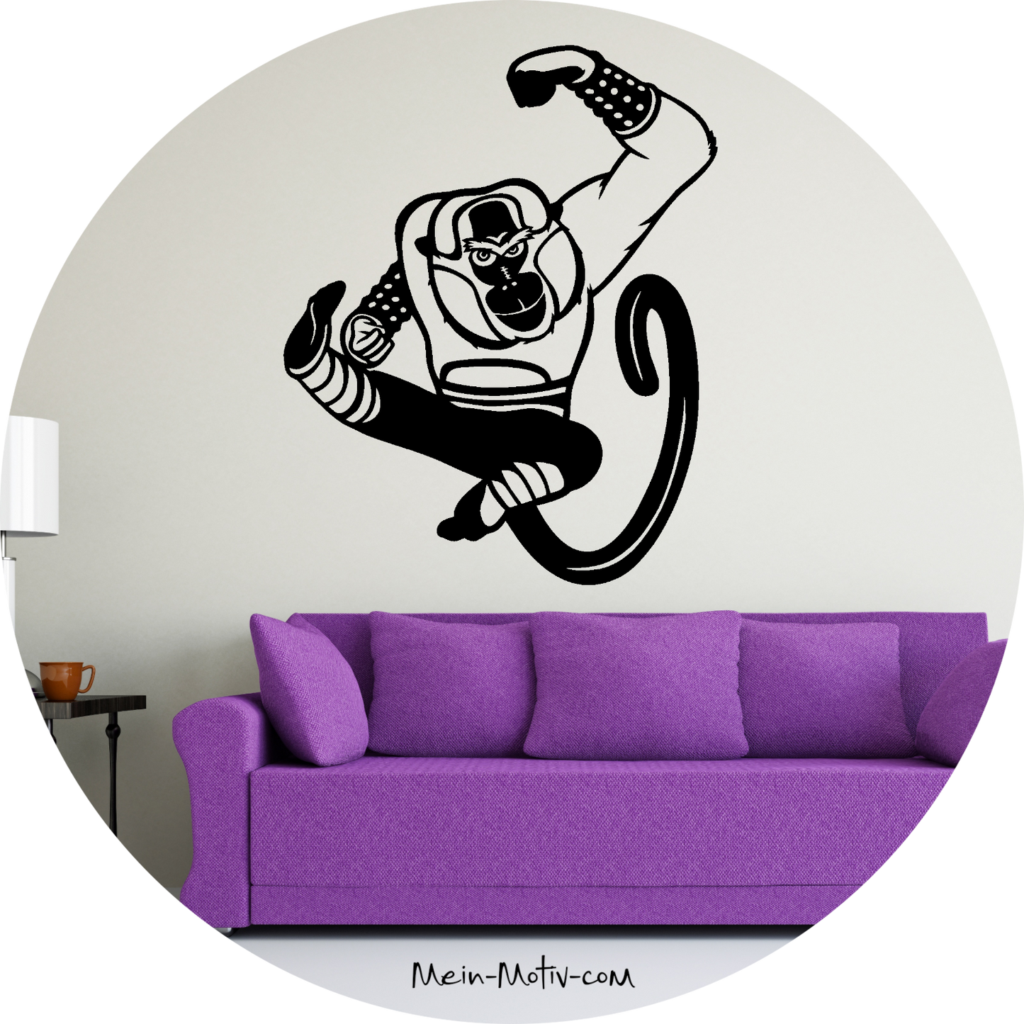 Wandtattoo Kung Fu Panda - Monkey