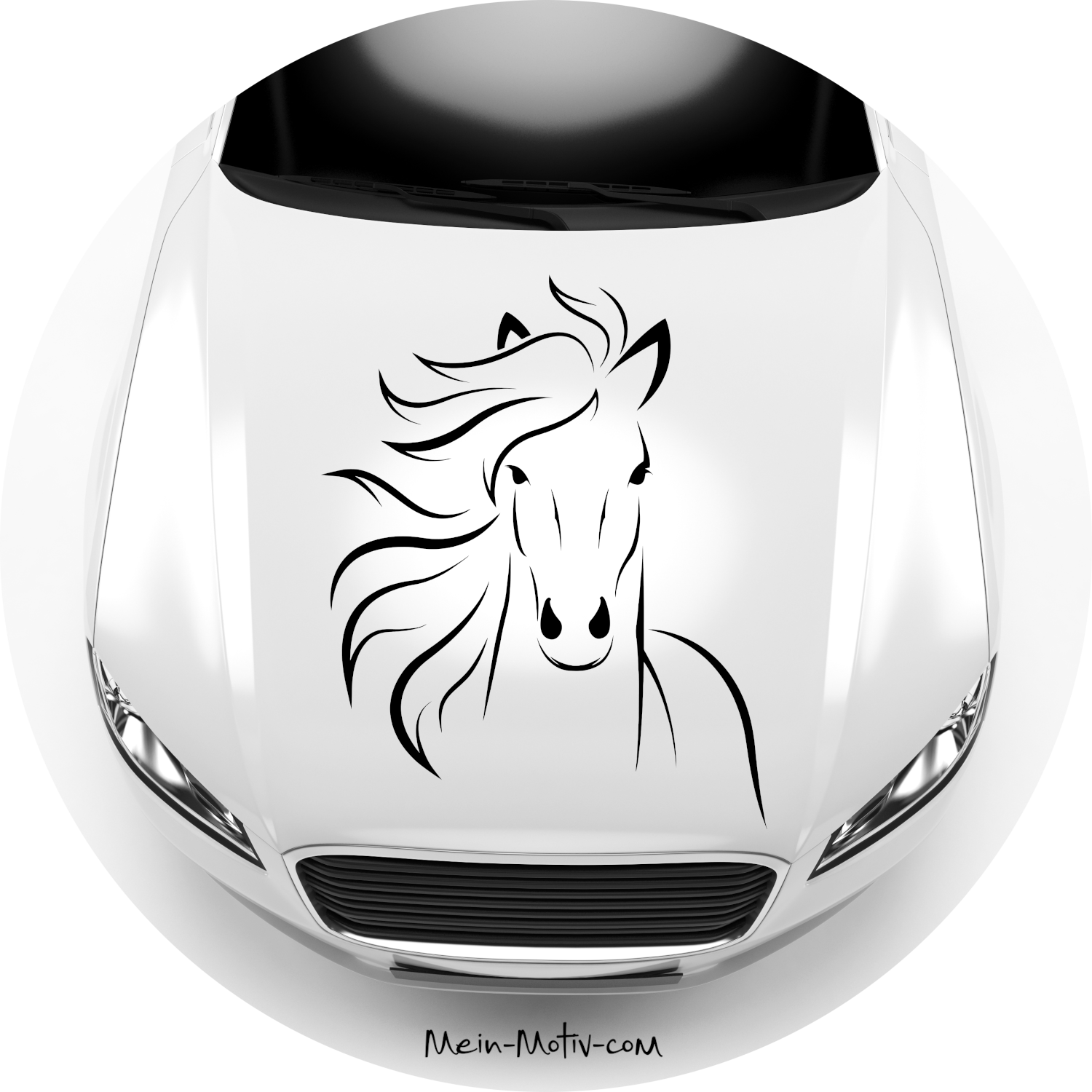 Autoaufkleber Pferd - Horse