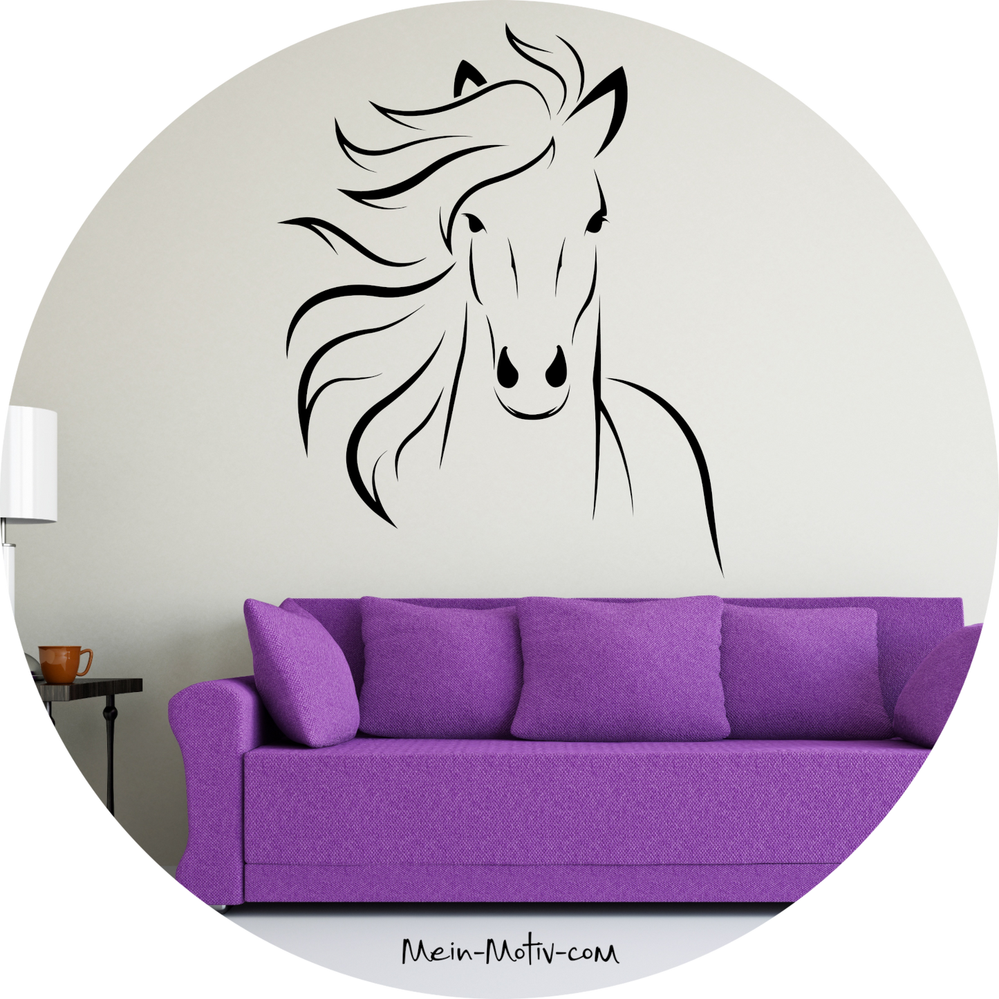 Wandtattoo Pferd - Horse