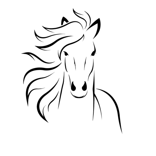 Autoaufkleber Pferd - Horse