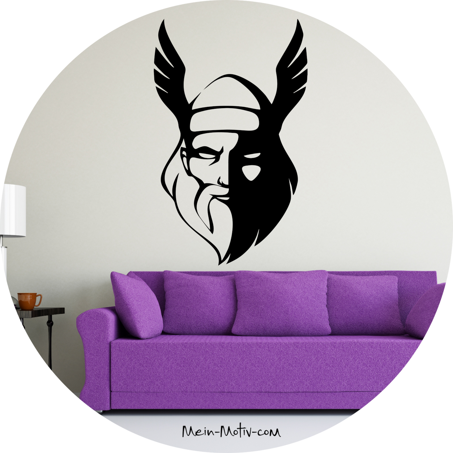Wandtattoo Wikinger