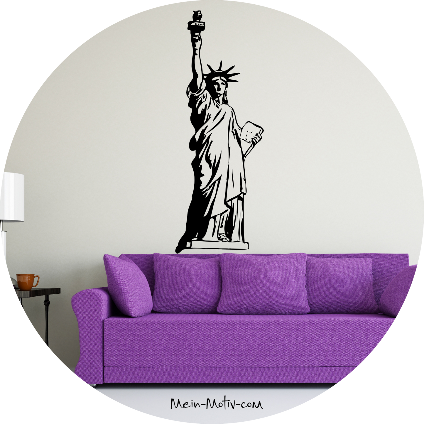 Wandtattoo Freiheitsstatue USA