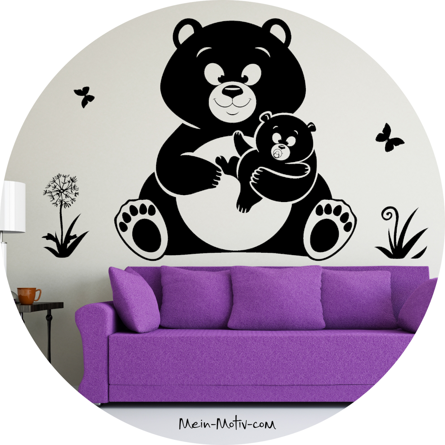 Wandtattoo Teddybären