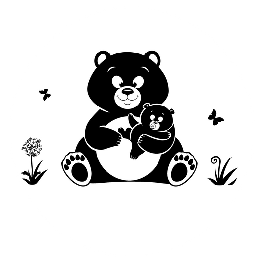 Autoaufkleber Teddybären