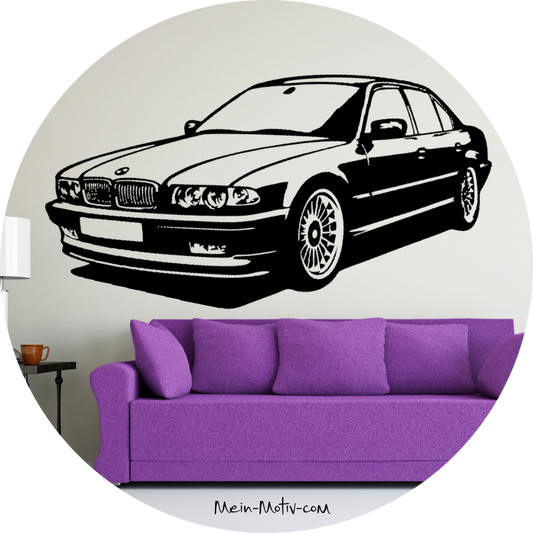 Wandtattoo BMW 7er E38