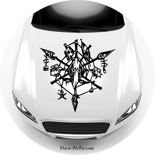 Autoaufkleber World of Warcraft - Wappen der Dunkelspeer Trolle