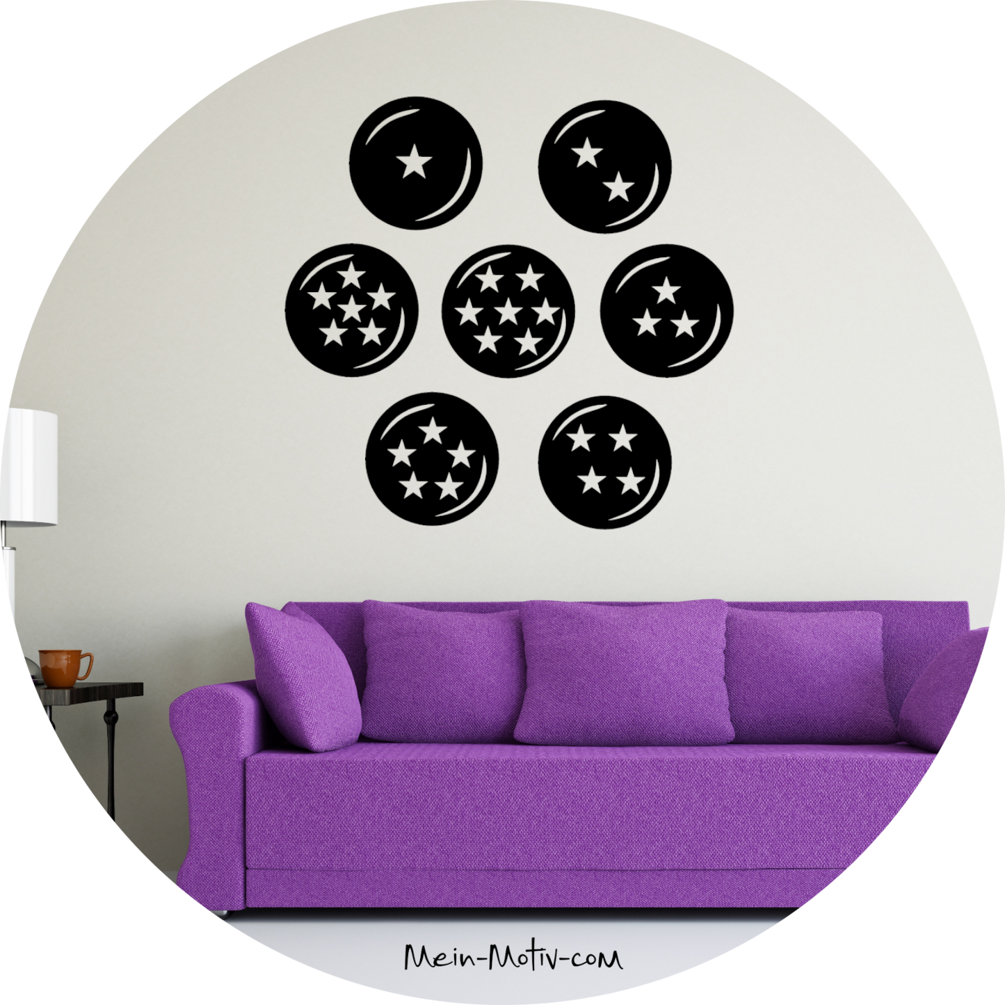 Wandtattoo Dragonball Z Kugeln