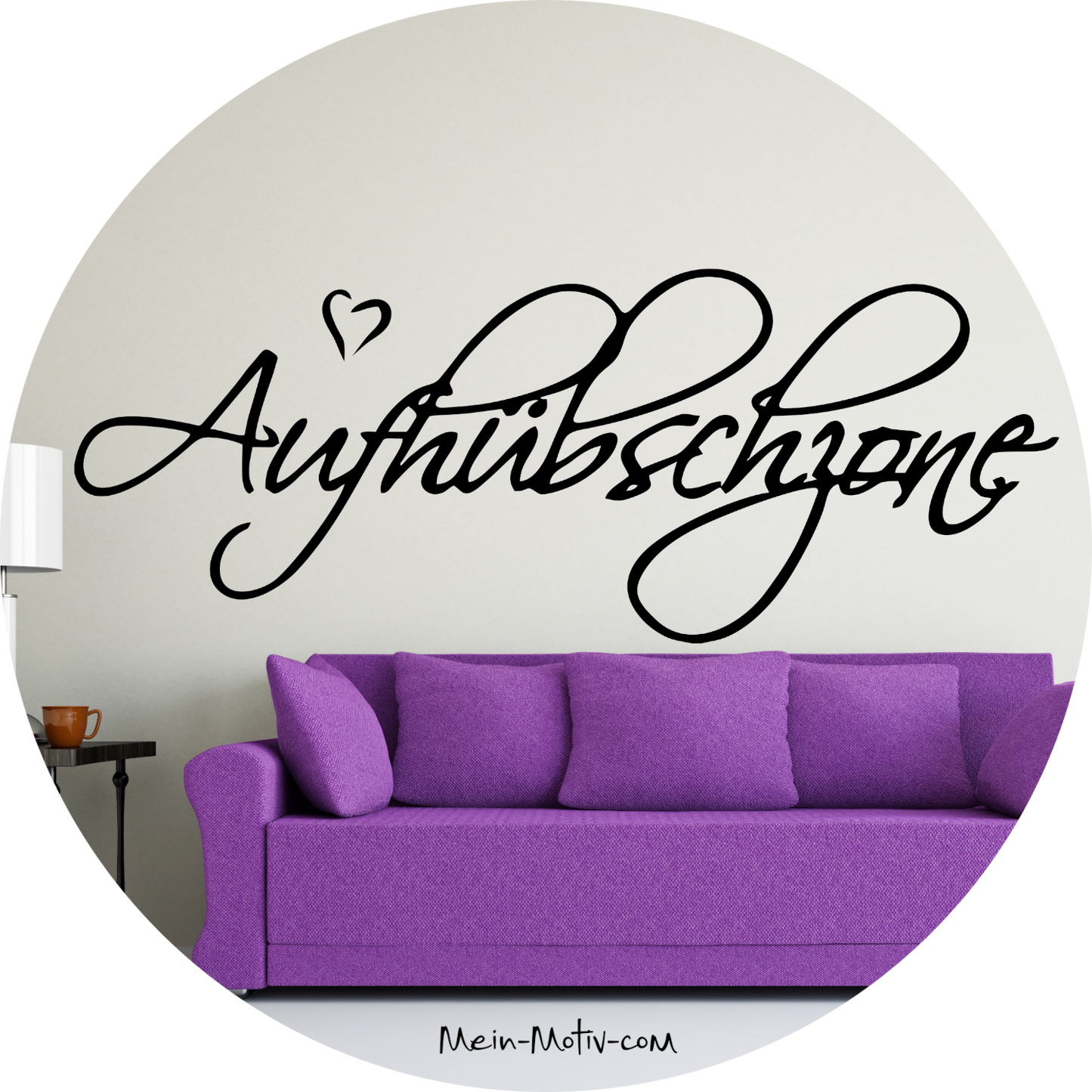 Wandtattoo Aufhübschzone