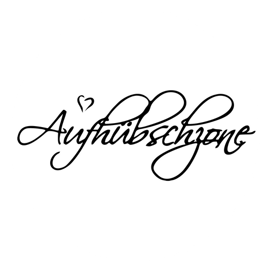 Wandtattoo Aufhübschzone