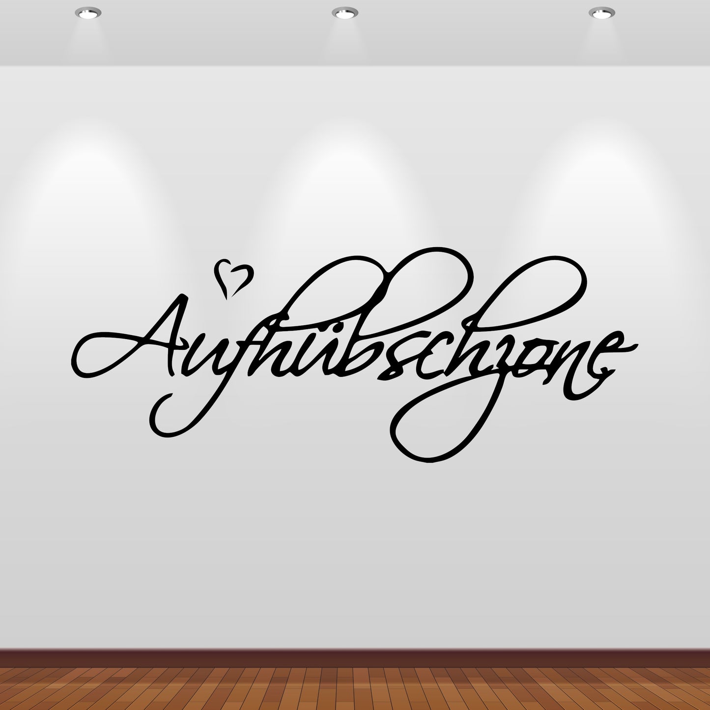 Wandtattoo Aufhübschzone