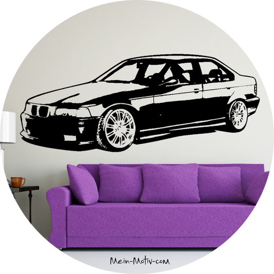 Wandtattoo BMW E36