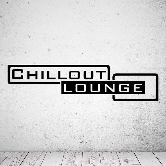 Wandtattoo Chillout Lounge