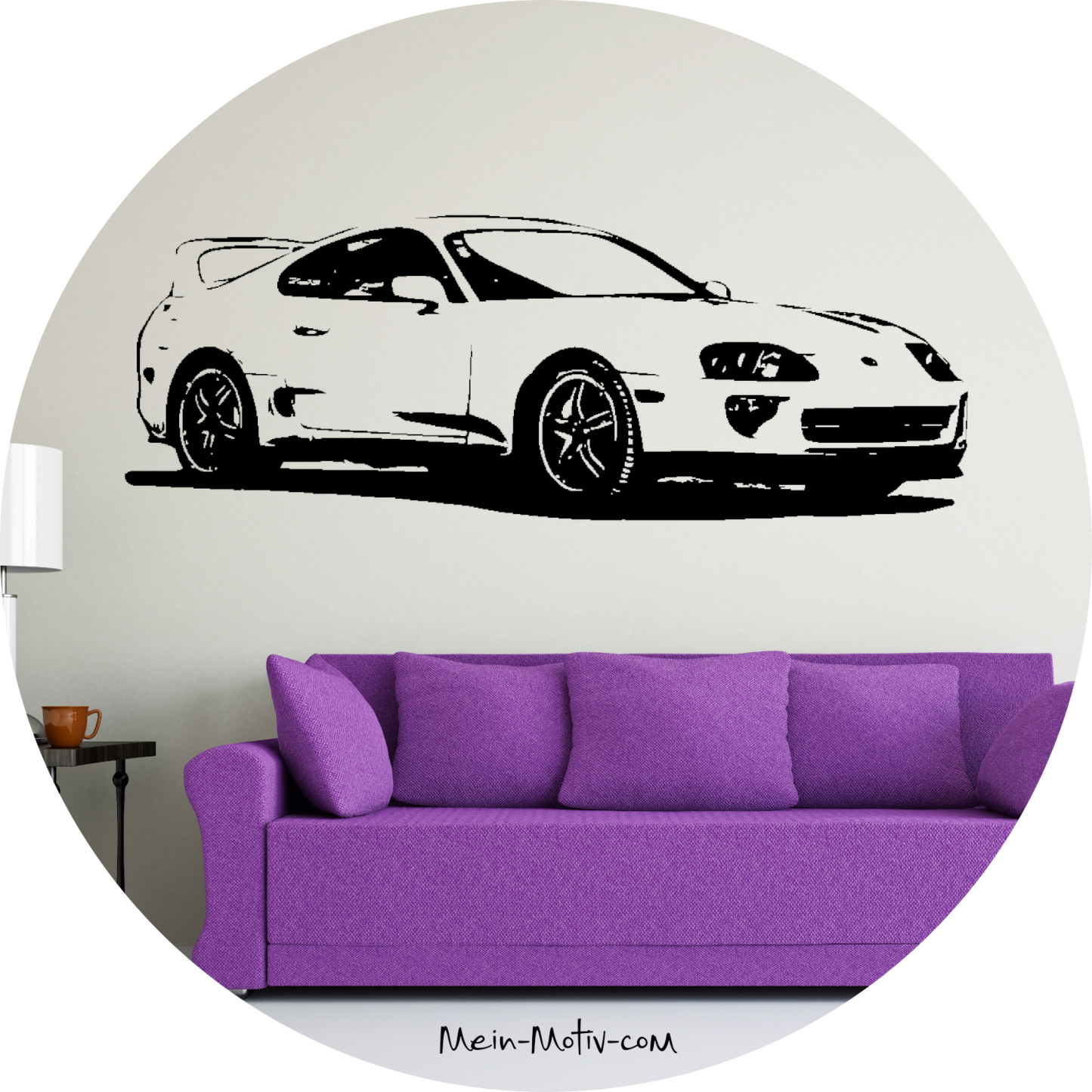 Wandtattoo Toyota Supra MKIV
