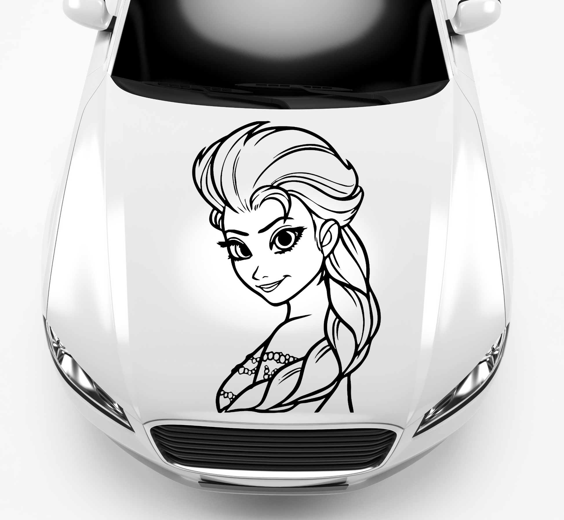 Autoaufkleber Eisprinzessin