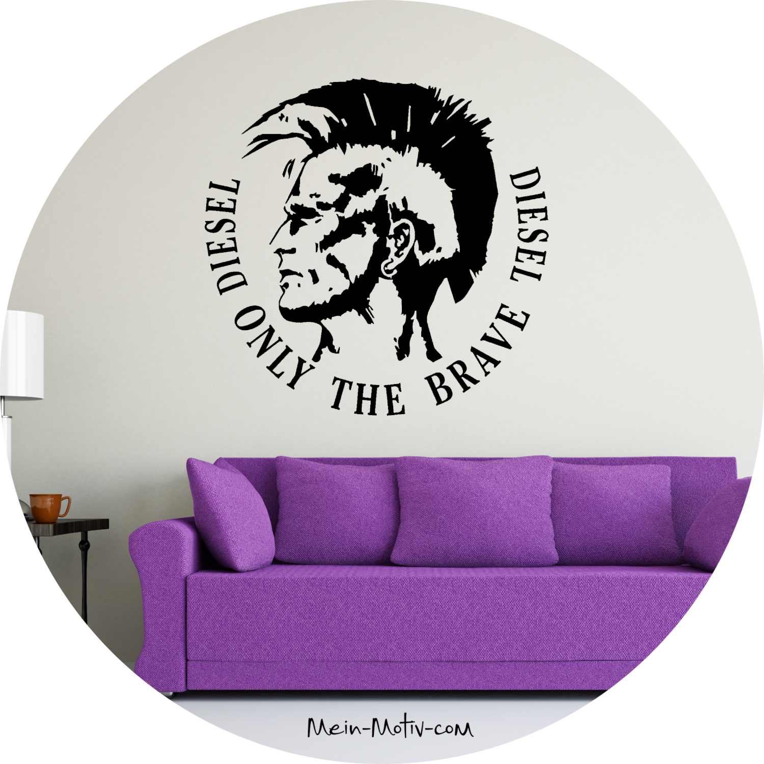 Wandtattoo Diesel Only the Brave